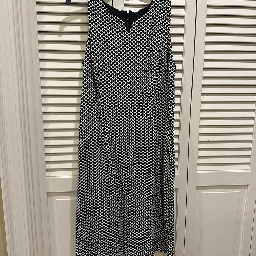Talbots Blue Sheath Maxi Dress Halter Neckline